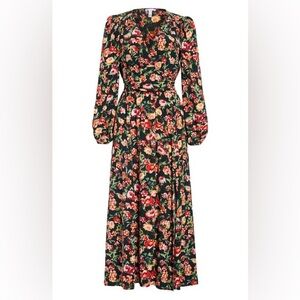 Leith XL floral long sleeve dress Nordstrom
